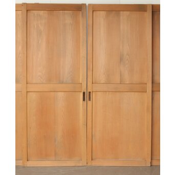 白木細身帯戸 4枚1組　B1028 AB　表