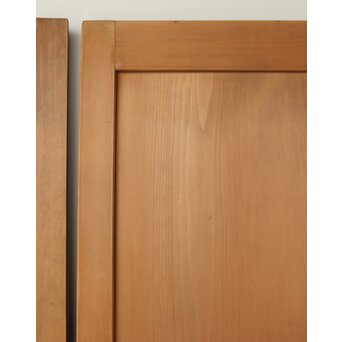 白木細身帯戸 4枚1組　B1028 