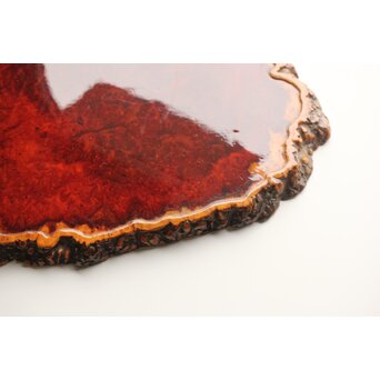 花梨瘤木 縁取敷板　X376 