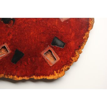 花梨瘤木 縁取敷板　X376 