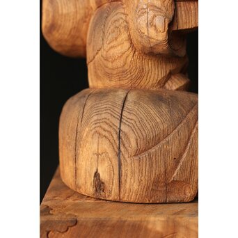 大黒光金 恵比寿大黒木彫 一対　X377 