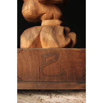 大黒光金 恵比寿大黒木彫 一対　X377 