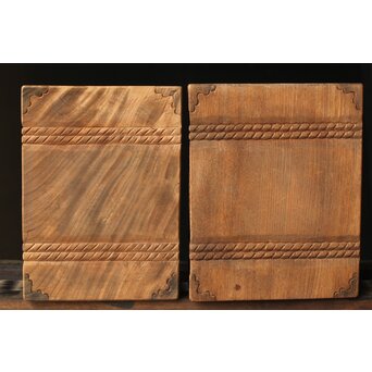 大黒光金 恵比寿大黒木彫 一対　X377 