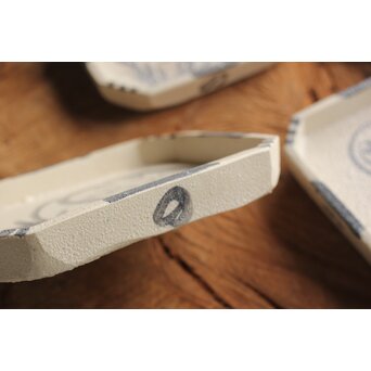 粛粲寶/しゅくさんぽう 志野 四季銘々皿 4枚　P361 