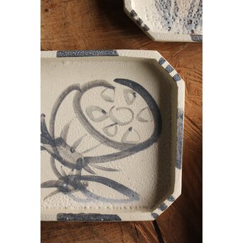 粛粲寶/しゅくさんぽう 志野 四季銘々皿 4枚　P361 