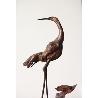 自然木 天然木 鳥 置物　X379 