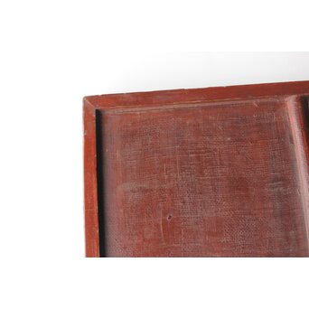 唐物 清早期 大漆竹編香盆　Q316 