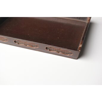 唐物 清早期 大漆竹編香盆　Q316 