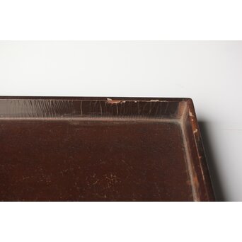 唐物 清早期 大漆竹編香盆　Q316 