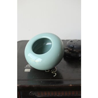 陽山作 青磁銀火屋三足香炉　P362 