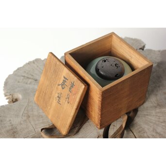 陽山作 青磁銀火屋三足香炉　P362 