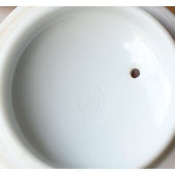 三浦竹泉 赤絵龍紋 煎茶器7点　P363 