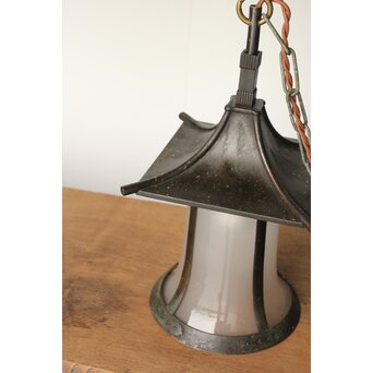 灯籠型 円錐ガラス照明　A051 