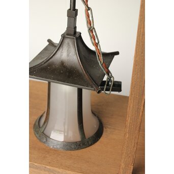 灯籠型 円錐ガラス照明　A051 