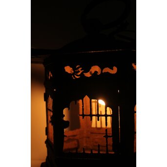 鉄 蝉灯籠　A052 