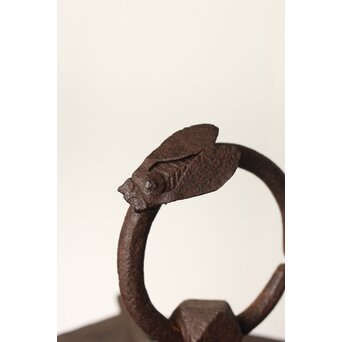 鉄 蝉灯籠　A052 