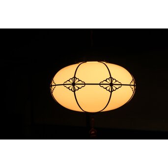 オーバル型菊菱金具電笠 2個1組　A054 