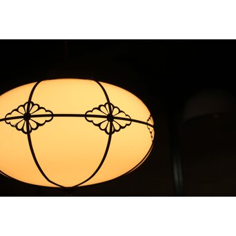 オーバル型菊菱金具電笠 2個1組　A054 