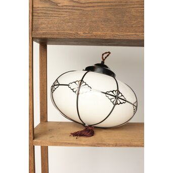 オーバル型菊菱金具電笠 2個1組　A054 