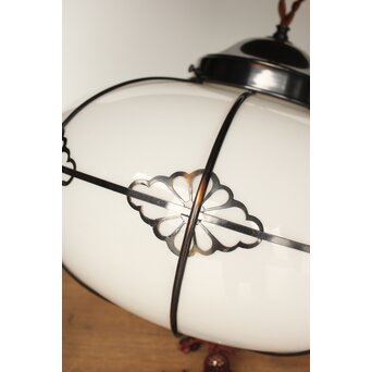 オーバル型菊菱金具電笠 2個1組　A054 