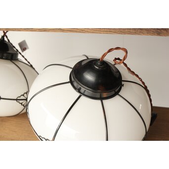 オーバル型菊菱金具電笠 2個1組　A054 