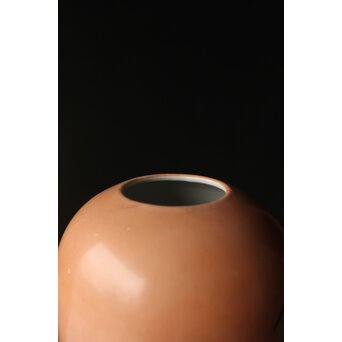 九谷鏑木製 光山作 琳派系鶴図 花瓶　P364 