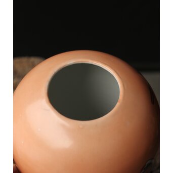 九谷鏑木製 光山作 琳派系鶴図 花瓶　P364 