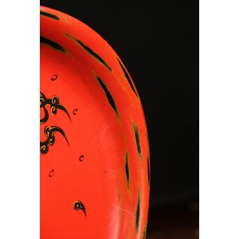 朝鮮美術 楽浪漆器香盆　Q318 