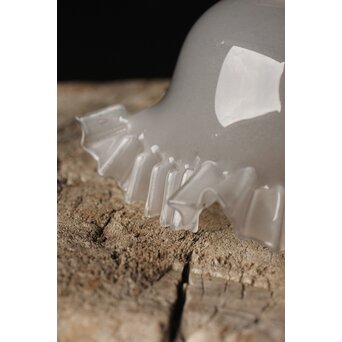 すりガラス ひらひら時代電笠　A059 