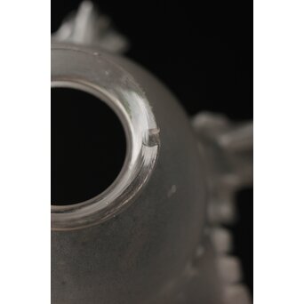 すりガラス ひらひら時代電笠　A059 