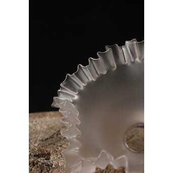 すりガラス ひらひら時代電笠　A059 