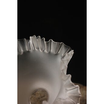 すりガラス ひらひら時代電笠　A059 