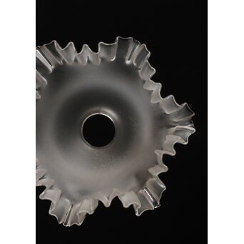 すりガラス ひらひら時代電笠　A059 