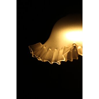 すりガラス ひらひら時代電笠　A059 