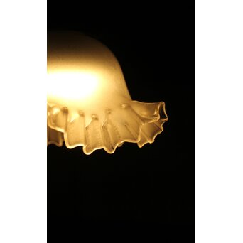 すりガラス ひらひら時代電笠　A059 