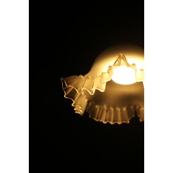 すりガラス ひらひら時代電笠　A059 