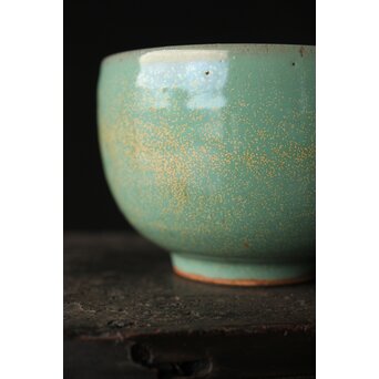 小杉焼 青磁茶碗　P371 