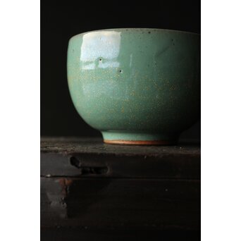 小杉焼 青磁茶碗　P371 