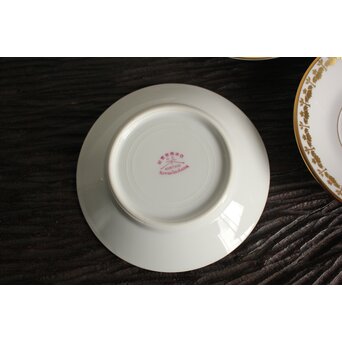 日本陶器ノリタケ 四目御紋珈琲茶碗 12客　P372 