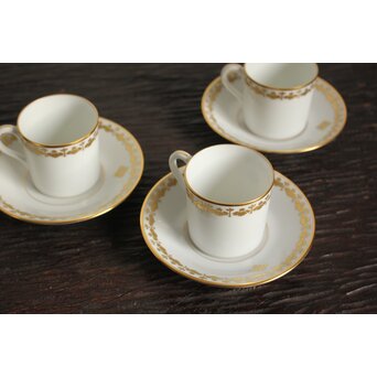 日本陶器ノリタケ 四目御紋珈琲茶碗 12客　P372 