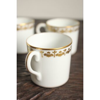 日本陶器ノリタケ 四目御紋珈琲茶碗 12客　P372 