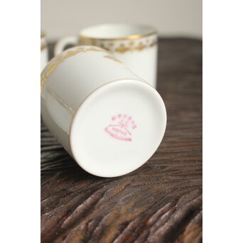 日本陶器ノリタケ 四目御紋珈琲茶碗 12客　P372 