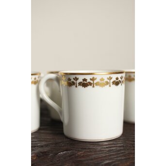 日本陶器ノリタケ 四目御紋珈琲茶碗 12客　P372 