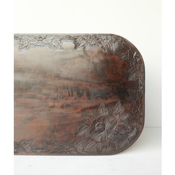 軽井沢彫 ダイニングテーブル 机　T455 