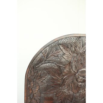 軽井沢彫 ダイニングテーブル 机　T455 