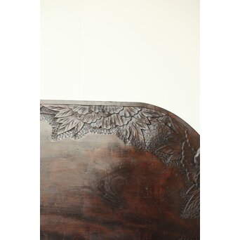 軽井沢彫 ダイニングテーブル 机　T455 