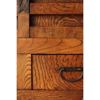 欅玉杢の小型車箪笥　C408 