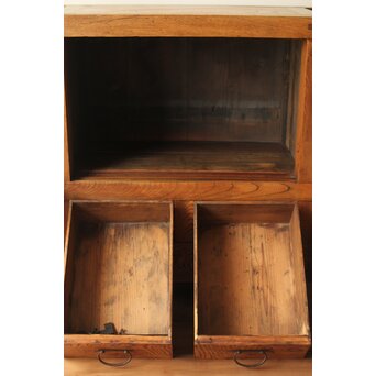 欅玉杢の小型車箪笥　C408 