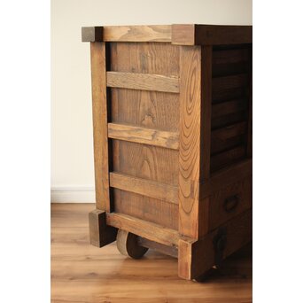 欅玉杢の小型車箪笥　C408 