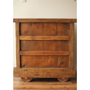 欅玉杢の小型車箪笥　C408 